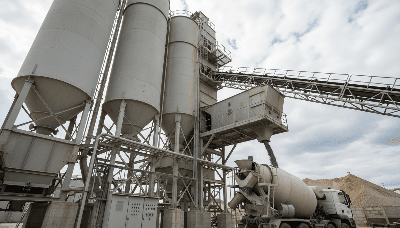 Batching plant beton PT AMD Beton Nusantara