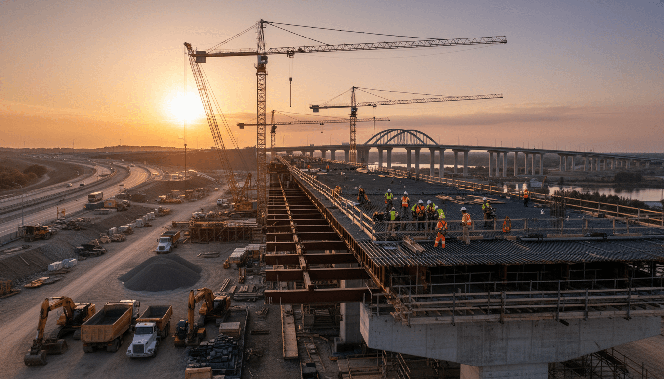 Pengecoran lantai gudang proyek BUMN